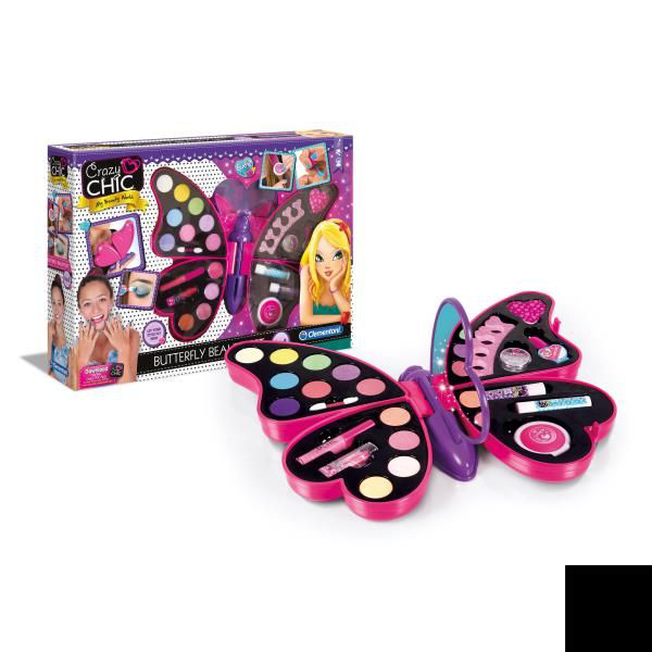 8005125159949 - BELLEZZA CRAZY CHIC MAKE UP TROUSSE BUTTERFLY BEAUTY SET  15994 CLEMENTONI