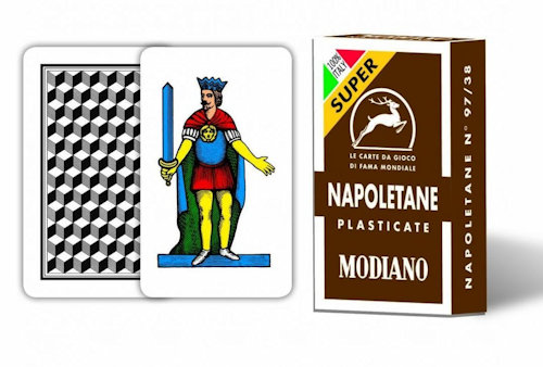 Carte Napoletane Italia Astuccio Marrone