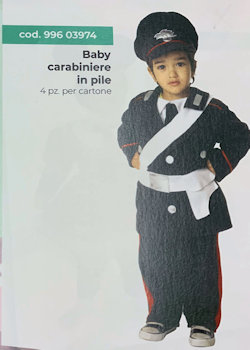 8004927039749 - COSTUME BABY CARABINIERE IN PILE