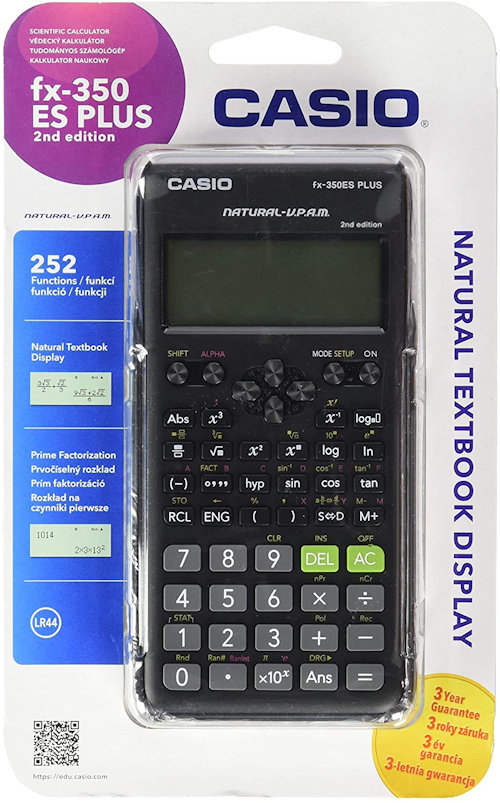 Calcolatrice Scientifica Casio FX-350ES Plus